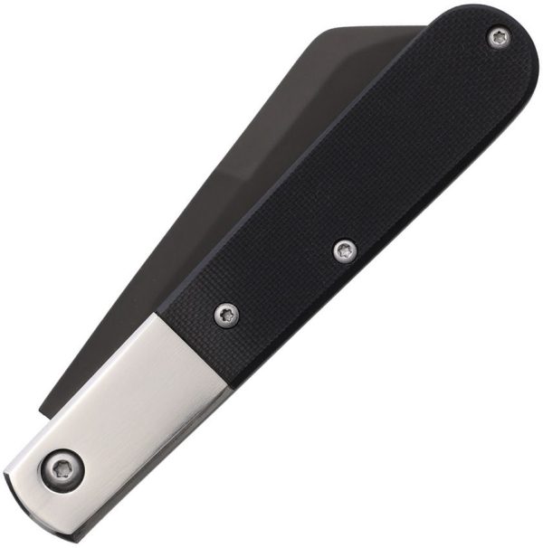 Bear & Son Modern Large Barlow Black D2 Folding Knife