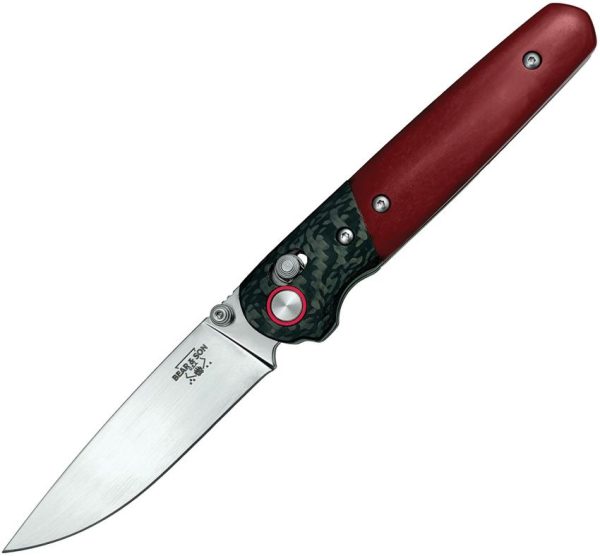 Bear & Son Lawman Crossbar Lock Red D2 Folding Knife
