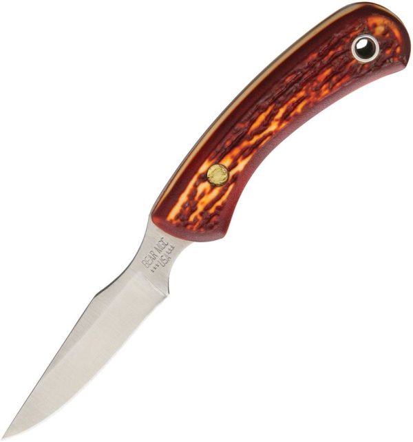 Bear & Son Fixed Blade Stag Delrin - 3 inch