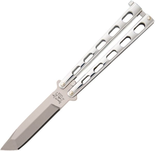 Bear & Son Balisong Tanto 440 Stainless Steel