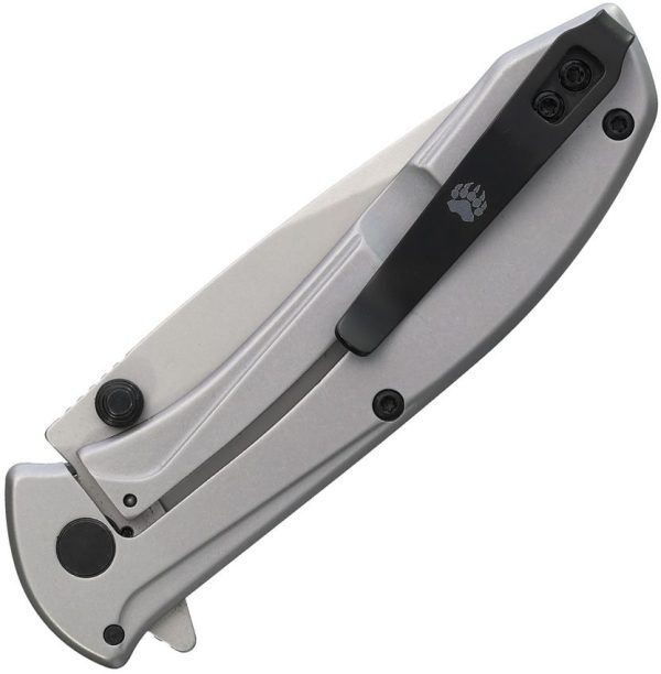 Bear & Son Framelock A/O Gadsden Flag Stainless