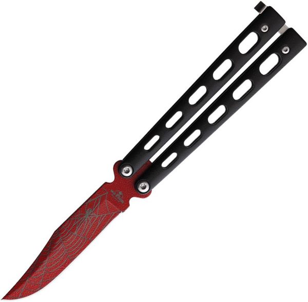 Bear & Son Widow Series Butterfly Red Clip Point