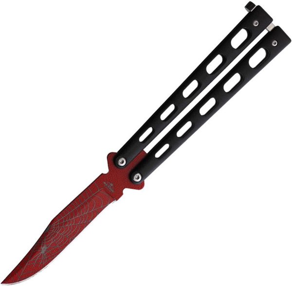 Bear & Son Widow Series Butterfly Knife - Black Powder Coated