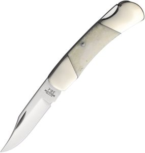 Bear & Son Executive Lockback White Bone Stainless