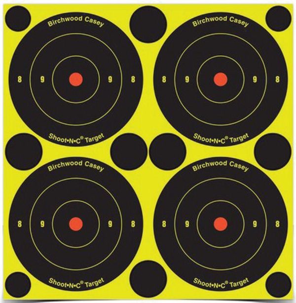 Birchwood Casey Shoot-NC 3 Inch Bulls Eye Target Pack