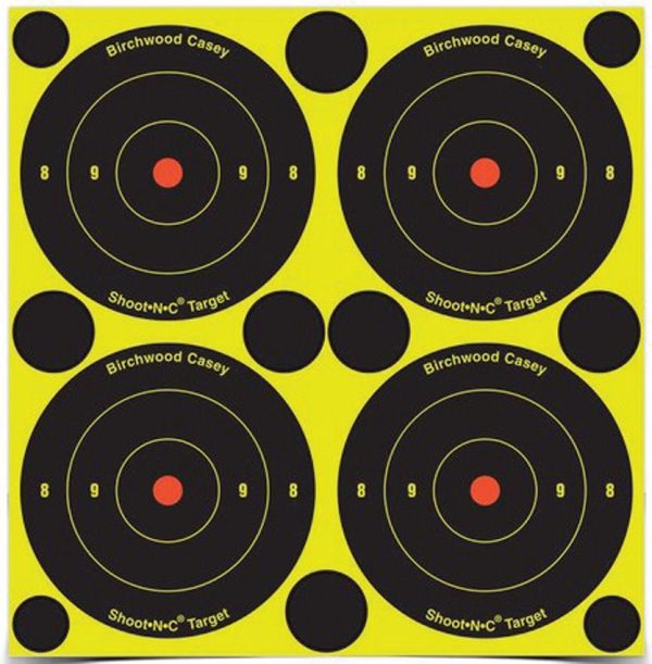 BDC34375.jpg Birchwood Casey Shoot-NC 3in Bulls Eye Target - 240 Pack