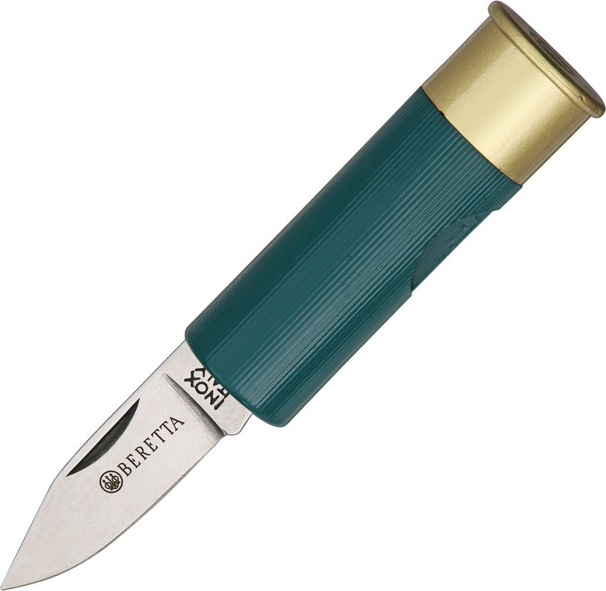 Beretta Shotshell Folding Knife Green 1.88" Blade
