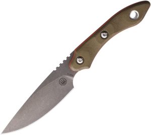 BE73608.jpg Beretta White Cloud Point Fixed Blade Knife 1095HC Steel OD Green