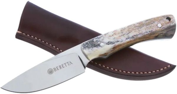Beretta Hunter Knife Giraffe Bone N690 Fixed Blade