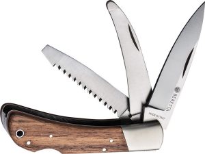 BE93526.jpg Beretta Duiker Three Blade Lockback Walnut Handle