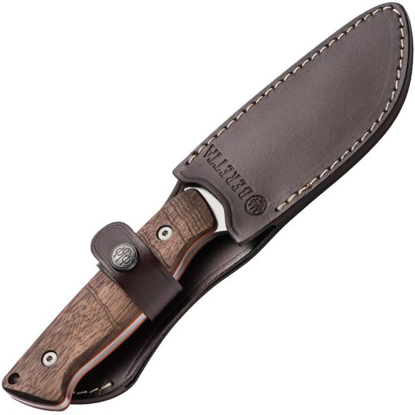 Beretta Chamois Fixed Blade Knife 440 Stainless Walnut Handle