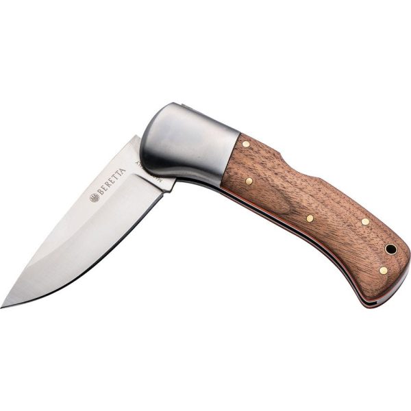 Beretta Steenbok Lockback Walnut Drop Point
