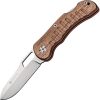 BE93531.jpg Beretta Bushbuck Lockback Folding Knife 440 Stainless Walnut