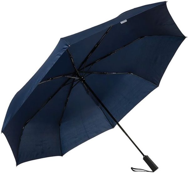BE95223_add_01.jpg Beretta Folding Umbrella Blue Automatic Open 49" Canopy