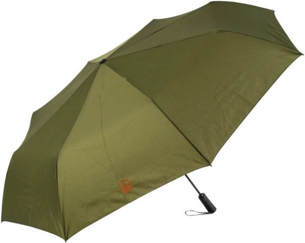 BE95224.jpg Beretta Folding Umbrella Green Automatic Opening 49" Canopy