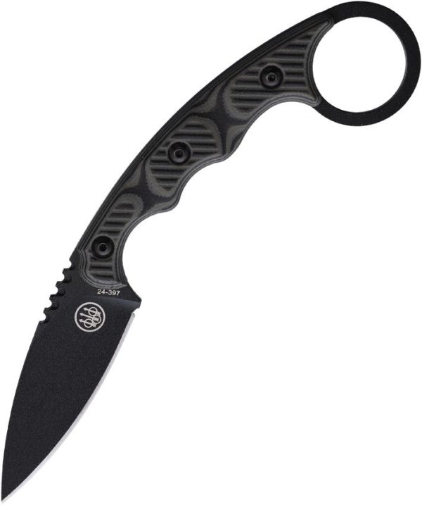 BECO502A.jpg Beretta Fixed Blade 1095HC Steel Black G10 Handle Kydex Sheath