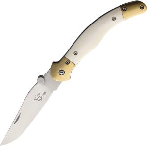 BETBBFG0046.jpg Betyar Fejesgorbe Linerlock Bone Handle Knife