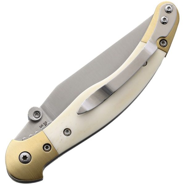 Betyar Fejesgorbe Linerlock Bone Handle Knife