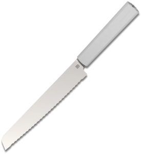 BF01BKLG.jpg Butterfork Bread Knife Light Gray 7.5" Serrated Fixed Blade