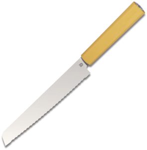 BF01BKYL.jpg Butterfork Bread Knife Yellow 7.5" Serrated Fixed Blade