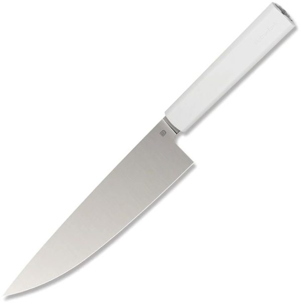 Butterfork Chef's Knife Light Gray 8" AR-RPM9 Stainless Fixed Blade