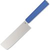 BF01NKBU.jpg Butterfork Nakiri Knife Blue 6" AR-RPM9 Stainless Fixed Blade