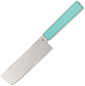 Butterfork Nakiri Knife 6" AR-RPM9 Blade Mint Green Fixed Blade