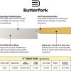 BF01NKYL_add_01.jpg Butterfork Nakiri Knife Light Yellow 6" AR-RPM9 Fixed Blade
