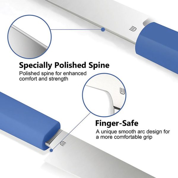 Butterfork Paring Knife Blue 3.5" AR-RPM9 Fixed Blade