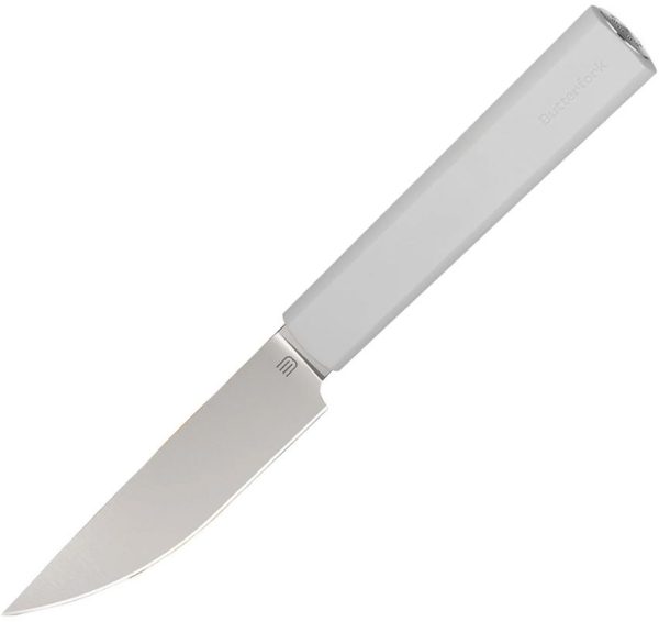 BF01PKLG.jpg Butterfork Paring Knife Light Gray 3.5" AR-RPM9 Fixed Blade