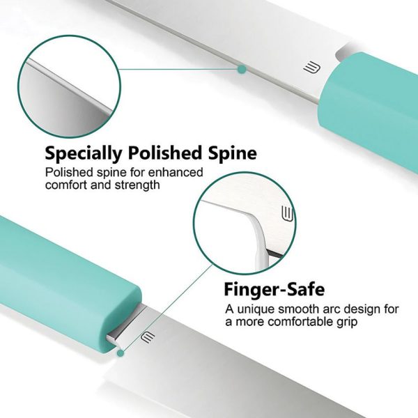 Butterfork Paring Knife Green 3.5" AR-RPM9 Fixed Blade