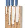 BF01WSBU_add_01.jpg Butterfork Modern Kitchen Set Blue Stainless Steel Chef Knife Stand