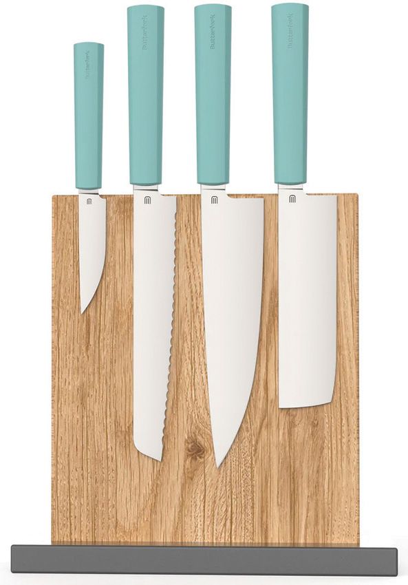 BF01WSMT.jpg Butterfork Modern Kitchen Set Mint Green Stainless Steel Chef Knife