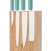 BF01WSMT_add_01.jpg Butterfork Modern Kitchen Set Mint Green Stainless Steel Chef Knife