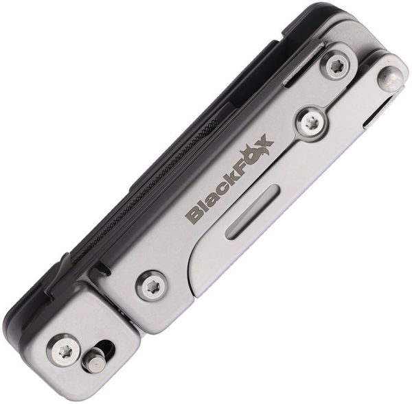 Black Fox Solver 12-in-1 Multi Tool Stainless Steel Pocket Clip