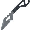 Black Fox Spike Fixed Blade 440C Stainless Wharncliffe