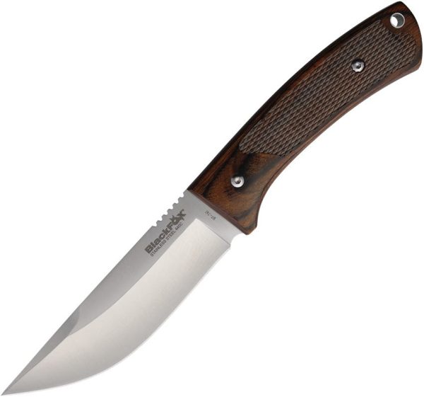 BF741.jpg Black Fox Companion Fixed Blade 440C Stainless Knife Brown Pakkawood