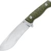 Black Fox Golem Fixed Blade OD Green D2 Steel Knife