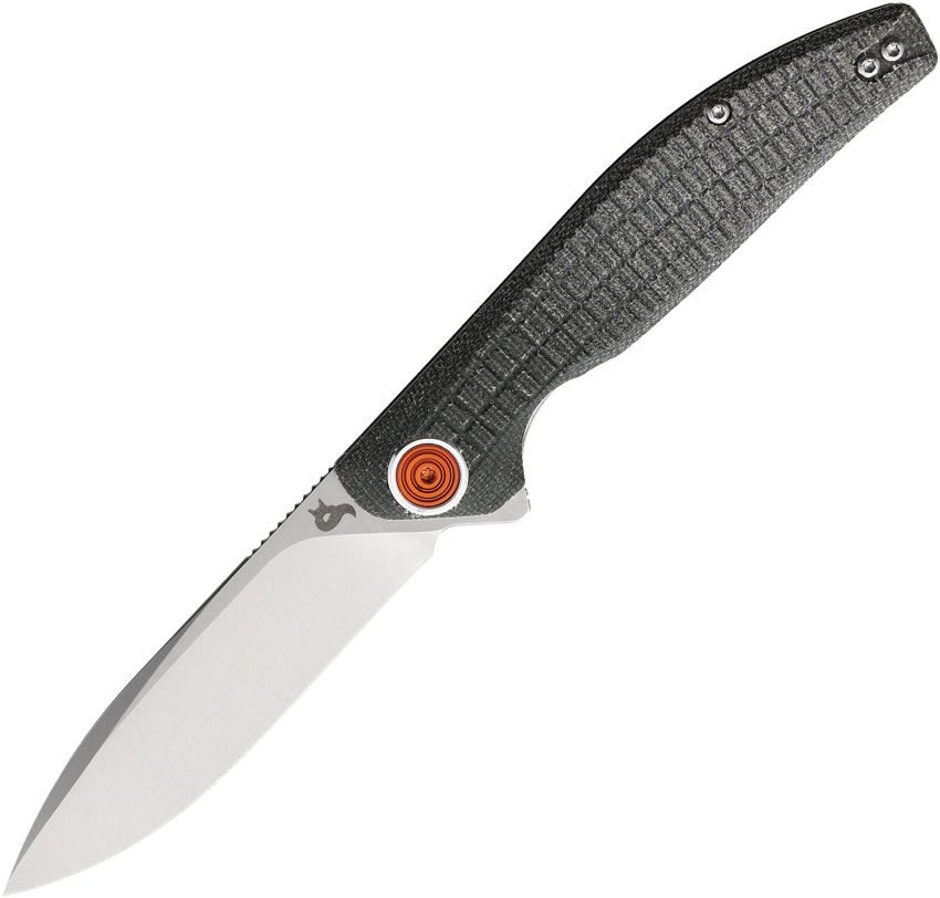 Black Fox Artia Linerlock Folding Knife 3.5in D2 OD Green