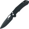 Black Fox Astros Button Lock Folding Knife 420 Stainless Black G10