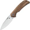 Black Fox Paradigma Linerlock Folding Knife D2 Zebrawood