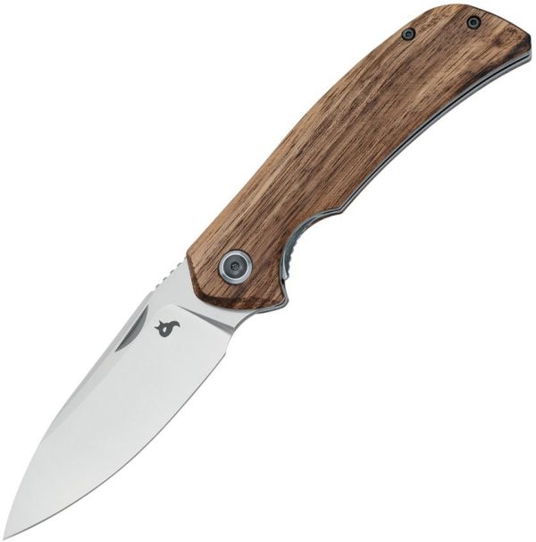 Black Fox Paradigma Linerlock Folding Knife D2 Zebrawood