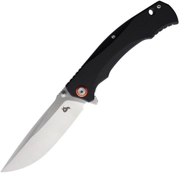 BF782OR.jpg Black Fox Linerlock Black Folding Knife D2 Steel G10 Handle
