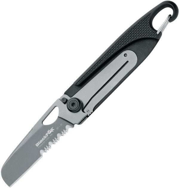 Black Fox Tactical Framelock - Partially Serrated