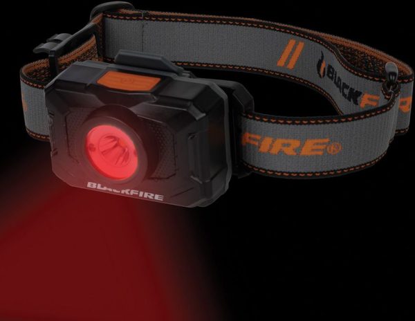 BlackFire Rechargeable Headlamp 800 - Strobe Red