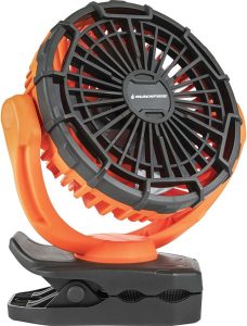 BlackFire Rechargeable Clamp Fan 8 inch - USB Charging