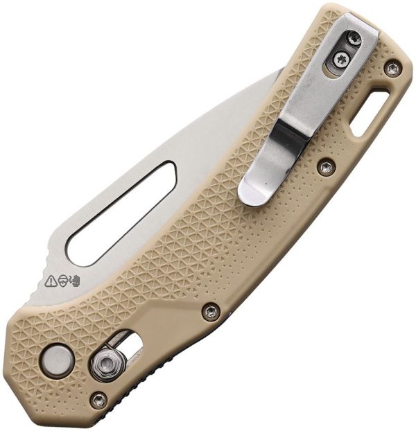 BlackFire Pivot Lock Drop Point - Tan Nylon D2 Steel