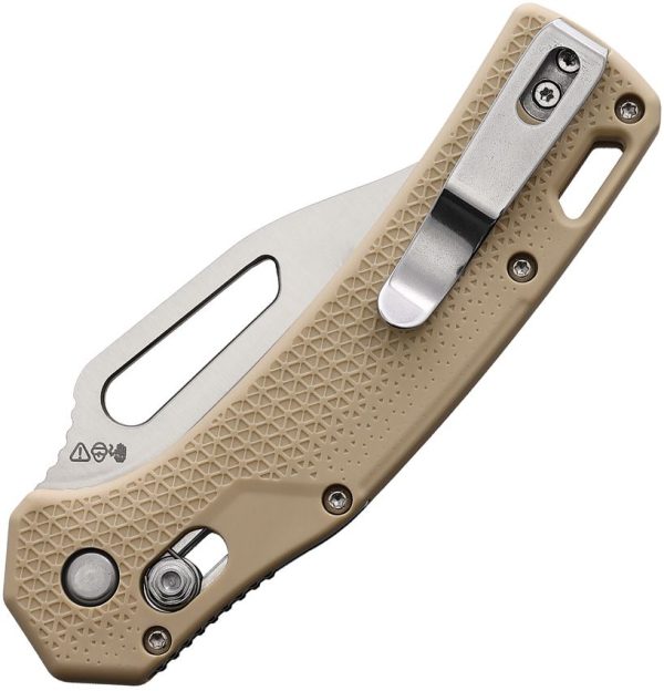 BlackFire Pivot Lock Clip Point - Tan Nylon D2 Steel