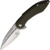 BG006.jpg Begg Knives Mini Glimpse D2 Steel OD Green Folding Knife Linerlock