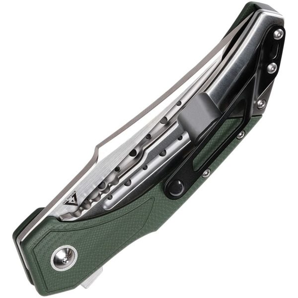 BG007_add_04.jpg Begg Knives Astio Framelock OD Green D2 Tanto Folding Knife